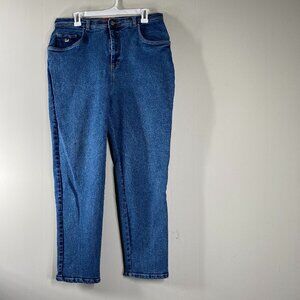 Vintage Y2K Gloria Vanderbilt Denim Jeans Women's 16W High Rise Blue Casual VTG